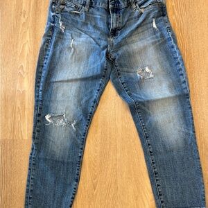 GAP Women’s Relaxed Distressed Denim Jeans